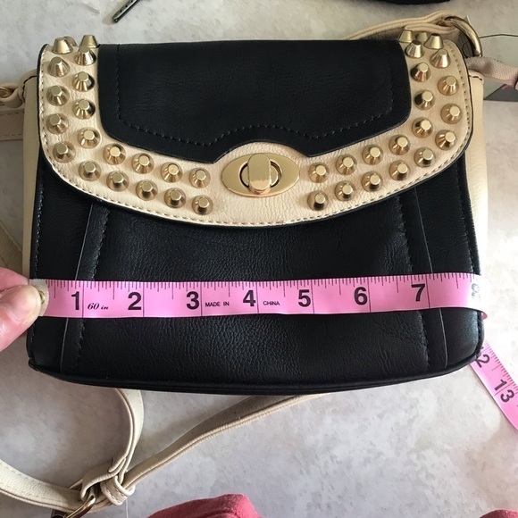 New with tags studded black crossbody - Picture 3 of 6